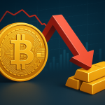 Bitcoin traders brace for potential $102K drop as gold hits record highs