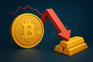 Bitcoin traders brace for potential $102K drop as gold hits record highs