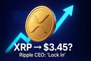 Ripple CEO advises investors to secure XRP at a price of $3.45.