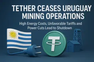Tether Suspends Mining Activities in Uruguay Citing High Power Expenses