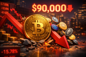 Bitcoin Slides Below $90,000 as Weak Trading Activity Pressures the Broader Crypto Market