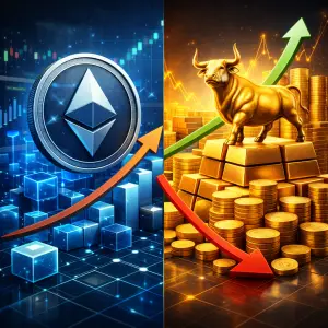 Ethereum Usage Hits New Peak While Traders Show Stronger Optimism for Gold