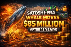 Early Bitcoin wallet from Satoshi era moves roughly $85M in BTC after 13 years of inactivity