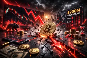 Bitcoin Faces Increased Downward Pressure as Crypto Markets See Over $200 Million in Liquidations