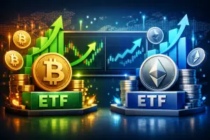 Bitcoin ETF Inflows Continue for Second Week While Ether ETFs Show Signs of Recovery