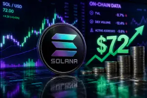 Solana Rebounds to $72, but On-Chain Metrics Suggest Rally May Be Losing Steam